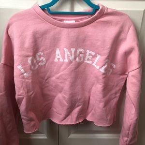 Los Angeles pink sweatshirt